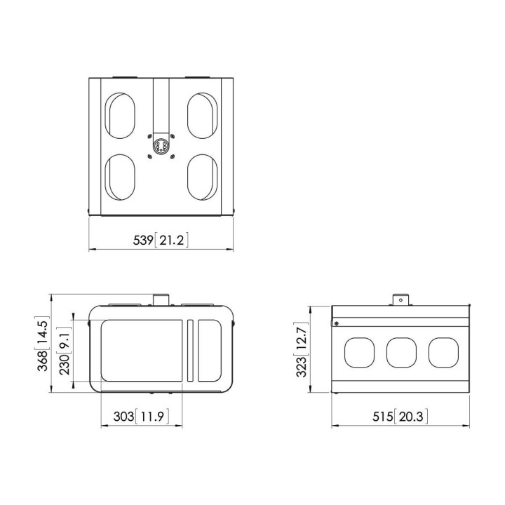 Vogel's - PPA 320 Boîtier antivol pour projecteur - Argent Vogel's