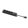 Vogel's - Bloc de prises avec support pour support RISE - Noir Vogel's
