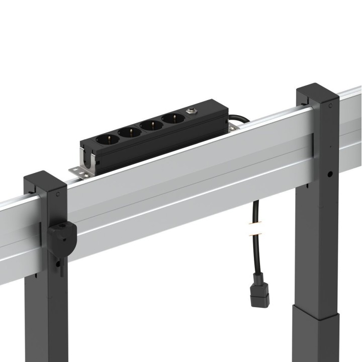 Vogel's - Bloc de prises avec support pour support RISE - Noir Vogel's
