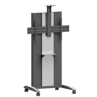 EDBAK - VCTX170 - Chariot de vidéoconférence avec réglage en hauteur pour écran 42" à 65" 