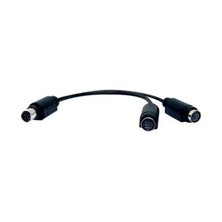 Cordon adaptateur AVer AVE-CAB-DIN-Y-8-9 | RS232 en Y | mini DIN9 à DIN8 - AVE-CAB-DIN-Y-8-9 - AVer