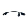 Cordon adaptateur AVer AVE-CAB-DIN-Y-8-9 | RS232 en Y | mini DIN9 à DIN8