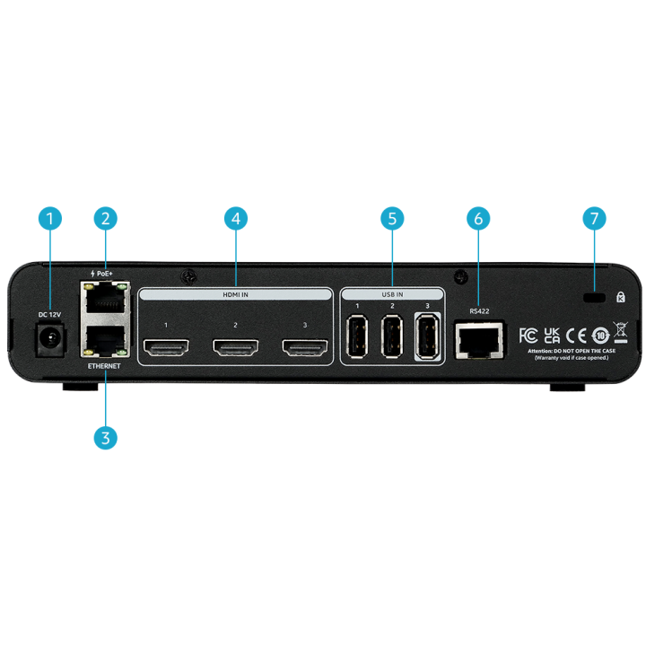Matrice boîtier AVer AVE-MT300N | suivi audio USB/HDMI | RTSP/NDI - AVE-MT300N - AVer