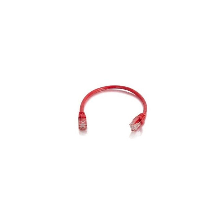 Cordon Ethernet C2G83445 | Cat6 non blindé | 0.5m rouge - C2G83445 - C2G