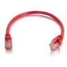 Cordon Ethernet C2G83445 | Cat6 non blindé | 0.5m rouge
