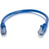 Cordon Ethernet C2G C2G83385 | Cat6 non blindé | 0.5m bleu