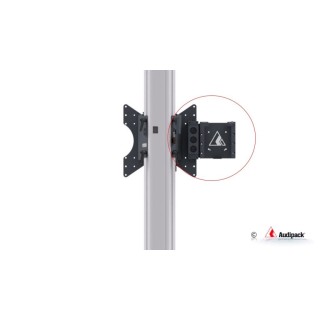 Support pour équipements Audipack AUD-EC-1WLD | 3 prises d'alim Audipack