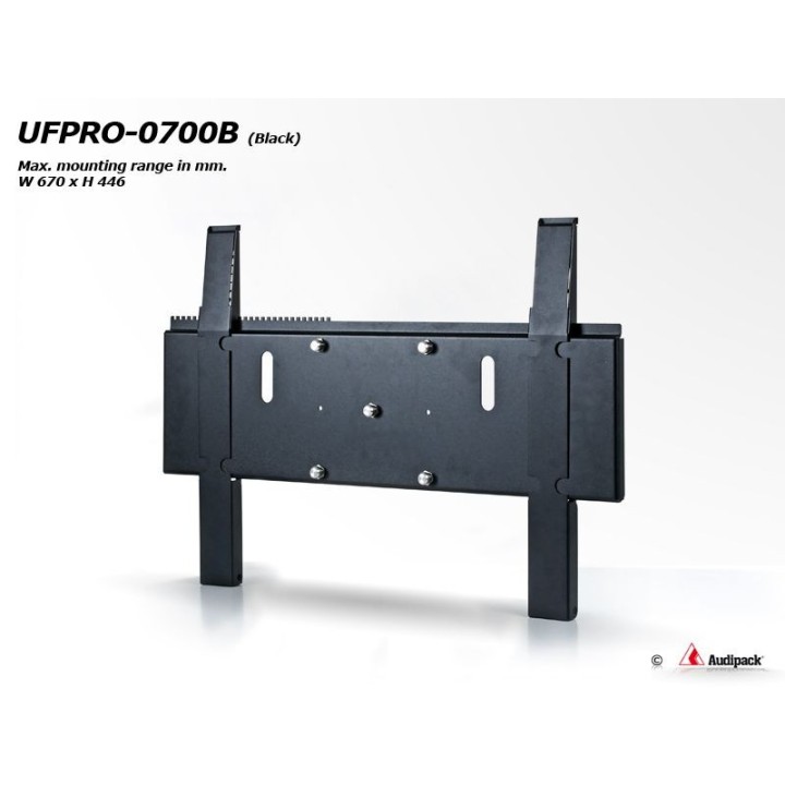 Pied de sol Audipack AUD-390700B | double colonne | écran 55p max Audipack
