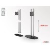 Pied de sol Audipack AUD-390701 | double colonne | Quick Release Audipack