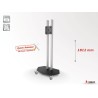 Chariot double colonne Audipack AUD-390705 | Quick Release | écran 65p max Audipack