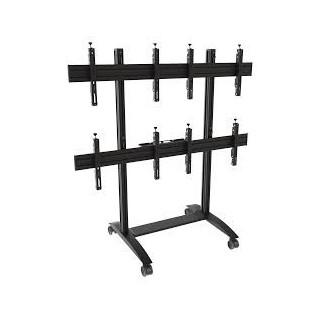 EDBAK - VWTA2257-L - Chariot mobile pour mur vidéo, 2×2, 50"-57" - paysage 