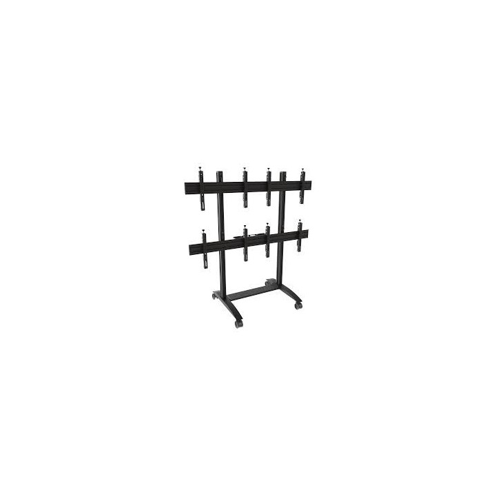 EDBAK - VWTA2257-L - Chariot mobile pour mur vidéo, 2×2, 50"-57" - paysage 