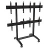 EDBAK - VWTA2257-L - Chariot mobile pour mur vidéo, 2×2, 50"-57" - paysage 