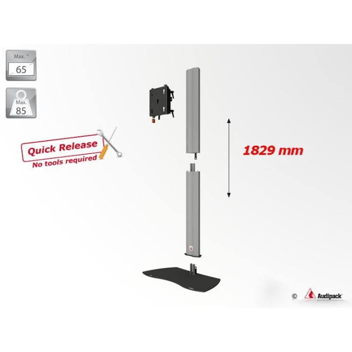 Pied de sol Audipack AUD-390907B | Quick Release | 1800mm Audipack
