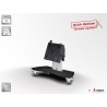 Support sur pied Audipack AUD-390921B | H=500 mm | roues Audipack