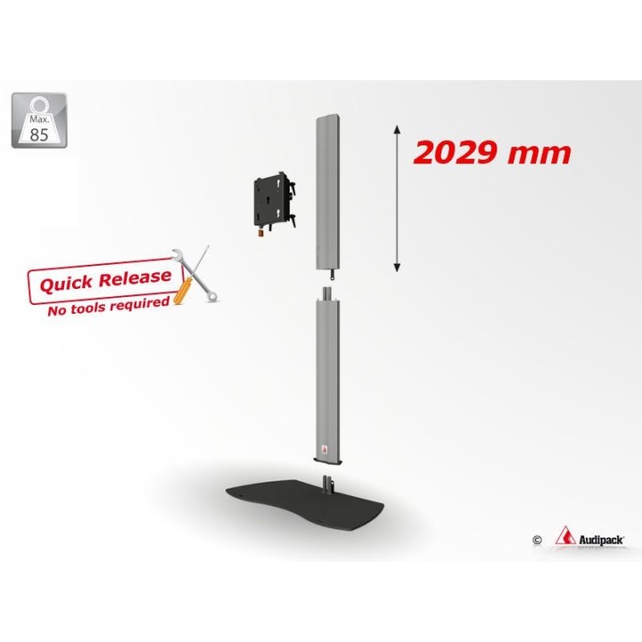 Pied de sol Audipack AUD-390942B | 900 Quick Release | Noir Audipack