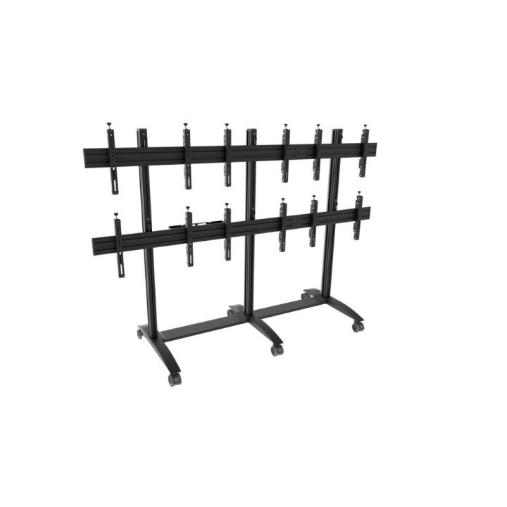 EDBAK - VWTA3247-L - Chariot mobile pour mur vidéo, 3×2, 42"-49" - paysage 