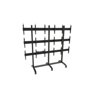 EDBAK - VWTA3347-L - Chariot mobile pour mur vidéo, 3×3, 42"-49" - paysage 