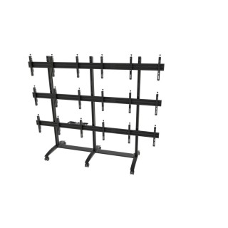 EDBAK - VWTA3357-L - Chariot mobile pour mur vidéo, 3×3, 50"-57" - paysage 
