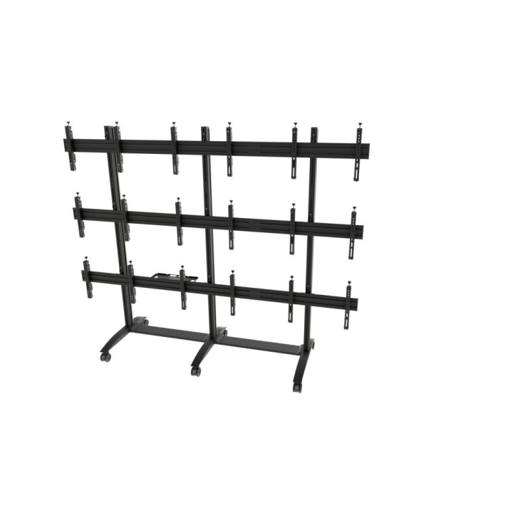 EDBAK - VWTA3357-L - Chariot mobile pour mur vidéo, 3×3, 50"-57" - paysage 