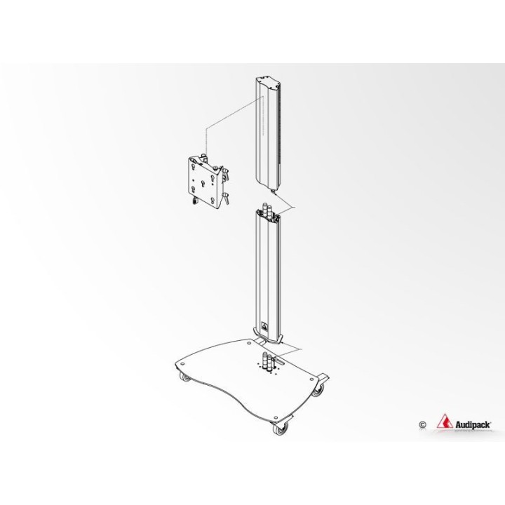 Chariot Audipack AUD-390975 | Quick Release | 65p max Audipack