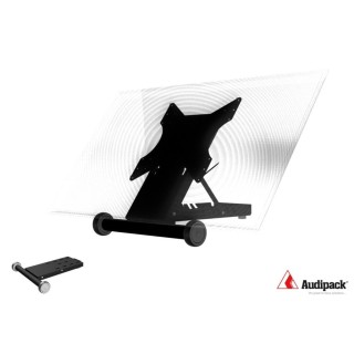 Pied de podium Audipack AUD-391704 | 55" | mobile Audipack