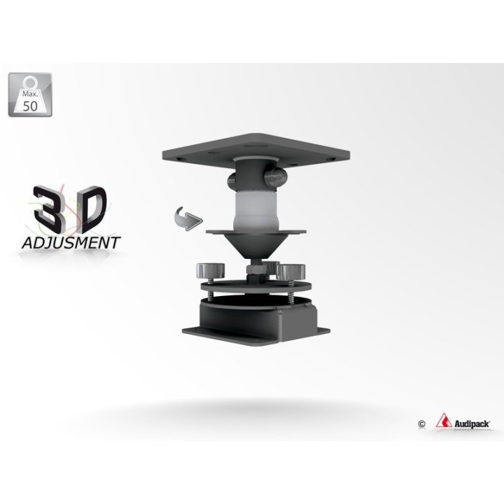 Support plafond projecteur Audipack AUD-392365 | 142mm | Quick Release Audipack