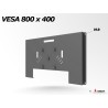 Support mural Audipack AUD-392561 | VESA 800x400mm | vis M8 Audipack