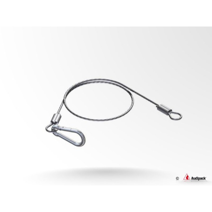 Câble de sécurité Audipack AUD-399941 | acier inoxydable | 2 boucles Audipack