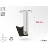Support plafond Audipack AUD-CMV1-0800G | 800 mm | VESA 75/100 | gris Audipack