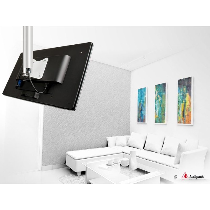 Support plafond Audipack AUD-CMV1-0800G | 800 mm | VESA 75/100 | gris Audipack