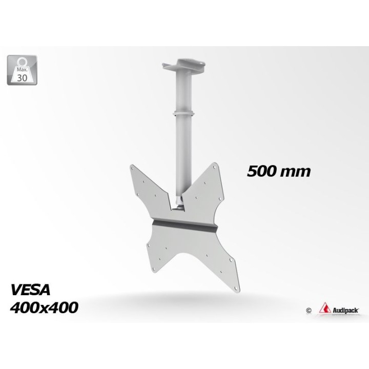 Support plafond Audipack AUD-CMV4-0500G | 500 mm | VESA 200/300/400 Audipack