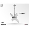 Support plafond Audipack AUD-CMV4-0500G | 500 mm | VESA 200/300/400 Audipack