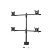 EDBAK - SV07 - Support de bureau pour quatre écrans 19" à 27"