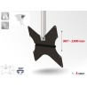 Support plafond Audipack AUD-CMV4-1500TG | 907/1500 mm | VESA 200/300/400 Audipack