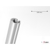 Colonne d'extension Audipack AUD-ET-1000G | 54 mm diamètre | 1000 mm hauteur Audipack