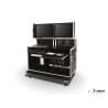 Studio mobile compact Audipack AUD-FC-EDIT13HE | rack 19" | positions d'écran Audipack