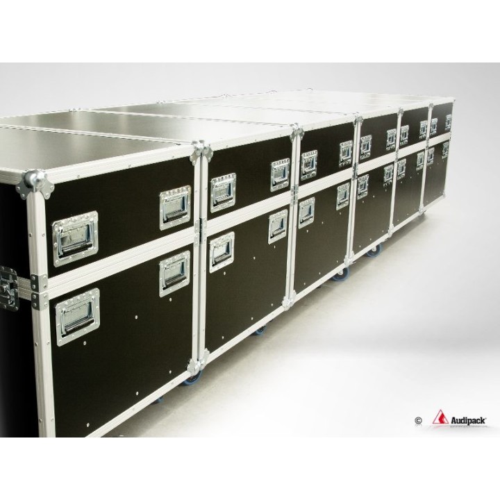 Flightcase Audipack AUD-FCFP-4650W | Flat panel 46-50" | roues Audipack