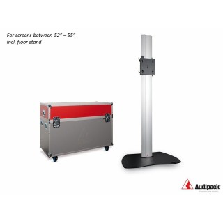 Flightcase Audipack AUD-FCFP-5255DW | 2 x 52-55" | sur roues Audipack