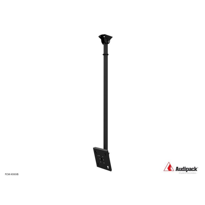 Support plafond fixe Audipack AUD-FCM-1000B | écran 1000 mm | inclinaison 0-20° Audipack