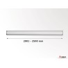 Barre de montage Audipack AUD-FLEX-1801-XXXX | 2001-2500 mm | mur d'images Audipack