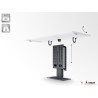 Système de levage Audipack AUD-FPL-1050 | max. écran 55" | pop up Audipack