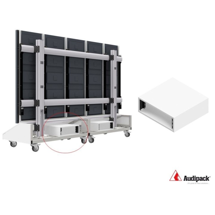 Meuble Audiovisuel Audipack AUD-FSW-VW-8U | 19p | 8U Audipack