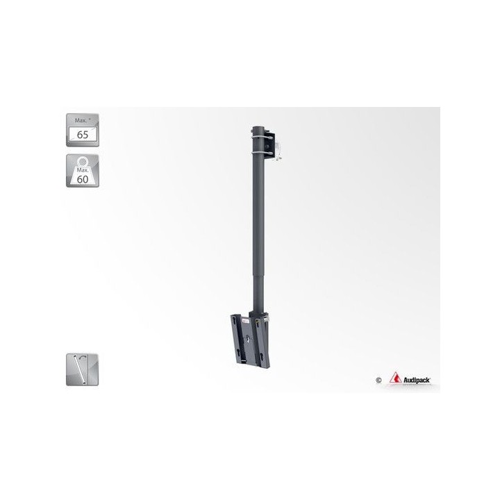 Support plafond Audipack AUD-FTCD-1500TB | double écrans | jusqu'à 65p Audipack