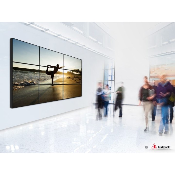 Double barre verticale Audipack AUD-MA-2-60 | VESA 400x200 mm | 60p paysage Audipack