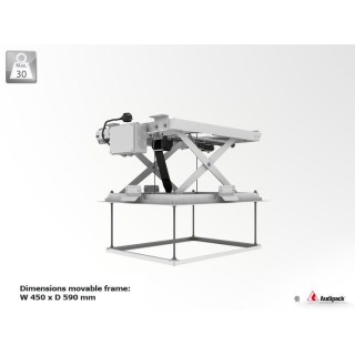 Support plafond Audipack AUD-PCL-3050-1 | pantographe motorisé | 500 mm Audipack