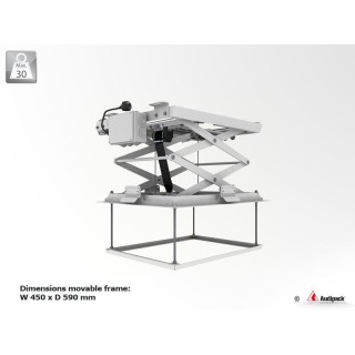 Support plafond Audipack AUD-PCL-3050-2 | motorisé | pantographe Audipack