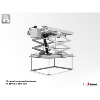 Support plafond Audipack AUD-PCL-3050-3 | Pantographe motorisé | 3050 mm Audipack