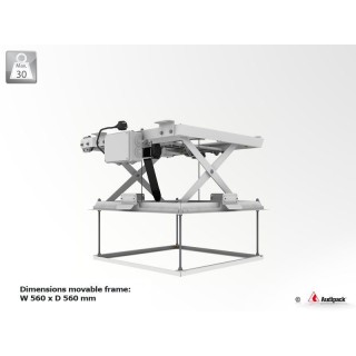 Support plafond Audipack AUD-PCL-5050-1 | Pantographe motorisé | 490 mm Audipack