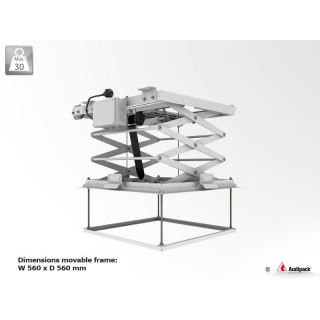 Support plafond Audipack AUD-PCL-5050-3 | Pantographe motorisé | 1350 mm Audipack